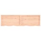 vidaXL Encimera de baño madera maciza sin tratar 200x50x(2-4) cm vidaXL Encimera de baño madera maciza sin tratar 200x50x(2-4) cm