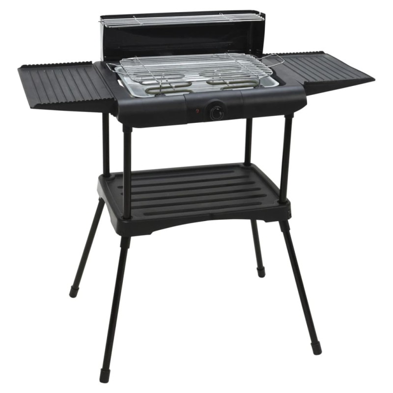 ProGarden Barbacoa eléctrica con soporte negro 2000 W ProGarden Barbacoa eléctrica con soporte negro 2000 W