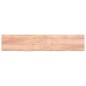 vidaXL Encimera baño madera maciza tratada marrón claro 200x40x(2-6)cm vidaXL Encimera baño madera maciza tratada marrón claro 200x40x(2-6)cm