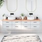 vidaXL Encimera baño madera maciza tratada marrón claro 200x30x(2-6)cm vidaXL Encimera baño madera maciza tratada marrón claro 200x30x(2-6)cm