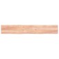 vidaXL Encimera baño madera maciza tratada marrón claro 200x30x(2-6)cm vidaXL Encimera baño madera maciza tratada marrón claro 200x30x(2-6)cm