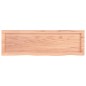 vidaXL Encimera baño madera maciza tratada marrón claro 100x30x(2-4)cm vidaXL Encimera baño madera maciza tratada marrón claro 100x30x(2-4)cm