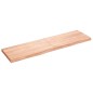 vidaXL Encimera baño madera maciza tratada marrón claro 180x50x(2-6)cm vidaXL Encimera baño madera maciza tratada marrón claro 180x50x(2-6)cm