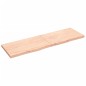 vidaXL Encimera de baño madera maciza sin tratar 200x60x(2-6) cm vidaXL Encimera de baño madera maciza sin tratar 200x60x(2-6) cm