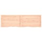 vidaXL Encimera de baño madera maciza sin tratar 200x60x(2-6) cm vidaXL Encimera de baño madera maciza sin tratar 200x60x(2-6) cm