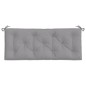 vidaXL Cojines de banco de jardín 2 uds tela Oxford gris 120x50x7 cm vidaXL Cojines de banco de jardín 2 uds tela Oxford gris 120x50x7 cm