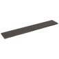 vidaXL Encimera baño madera maciza tratada gris oscuro 180x30x(2-4) cm vidaXL Encimera baño madera maciza tratada gris oscuro 180x30x(2-4) cm
