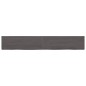 vidaXL Encimera baño madera maciza tratada gris oscuro 180x30x(2-4) cm vidaXL Encimera baño madera maciza tratada gris oscuro 180x30x(2-4) cm