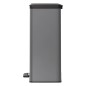 Curver Papelera doble de pedal Deco gris frío 26L+26L Curver Papelera doble de pedal Deco gris frío 26L+26L