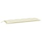 vidaXL Cojines de banco de jardín 2 uds blanco crema 150x50x7 cm vidaXL Cojines de banco de jardín 2 uds blanco crema 150x50x7 cm