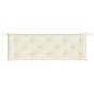 vidaXL Cojines de banco de jardín 2 uds blanco crema 150x50x7 cm vidaXL Cojines de banco de jardín 2 uds blanco crema 150x50x7 cm