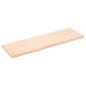 vidaXL Encimera de baño madera maciza sin tratar 160x50x(2-4) cm vidaXL Encimera de baño madera maciza sin tratar 160x50x(2-4) cm