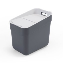 Curver Cubo de basura Ready to Collect gris oscuro 20 L