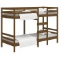 vidaXL Sofá cama madera maciza de pino marrón miel 90x200 cm vidaXL Sofá cama madera maciza de pino marrón miel 90x200 cm