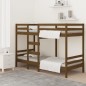vidaXL Sofá cama madera maciza de pino marrón miel 90x200 cm vidaXL Sofá cama madera maciza de pino marrón miel 90x200 cm