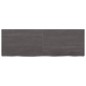 vidaXL Encimera baño madera maciza tratada gris oscuro 120x40x(2-6) cm vidaXL Encimera baño madera maciza tratada gris oscuro 120x40x(2-6) cm