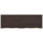 vidaXL Encimera baño madera maciza tratada gris oscuro 120x40x(2-6) cm vidaXL Encimera baño madera maciza tratada gris oscuro 120x40x(2-6) cm