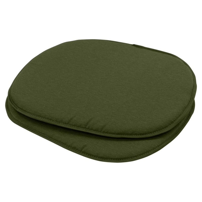 Madison Cojín de asiento Panama 2 unidades verde 39x36 cm Madison Cojín de asiento Panama 2 unidades verde 39x36 cm