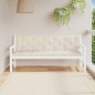 vidaXL Cojines de banco de jardín 2 uds blanco crema 180x50x7 cm vidaXL Cojines de banco de jardín 2 uds blanco crema 180x50x7 cm