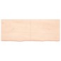 vidaXL Encimera de baño madera maciza sin tratar 160x60x(2-4) cm vidaXL Encimera de baño madera maciza sin tratar 160x60x(2-4) cm