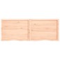 vidaXL Encimera de baño madera maciza sin tratar 160x60x(2-4) cm vidaXL Encimera de baño madera maciza sin tratar 160x60x(2-4) cm