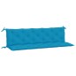 vidaXL Cojines de banco de jardín 2 uds azul claro 180x50x7 cm vidaXL Cojines de banco de jardín 2 uds azul claro 180x50x7 cm