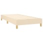 vidaXL Cama box spring con colchón tela color crema 80x200 cm vidaXL Cama box spring con colchón tela color crema 80x200 cm