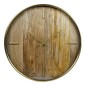 Gifts Amsterdam Reloj de pared Chicago madera y metal dorado 50 cm Gifts Amsterdam Reloj de pared Chicago madera y metal dorado 50 cm
