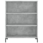 vidaXL Aparador alto madera ingeniería gris hormigón 69,5x32,5x180 cm vidaXL Aparador alto madera ingeniería gris hormigón 69,5x32,5x180 cm