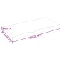 vidaXL Encimera de baño madera maciza sin tratar 100x50x(2-6) cm vidaXL Encimera de baño madera maciza sin tratar 100x50x(2-6) cm