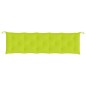 vidaXL Cojines de banco de jardín 2 uds verde brillante 180x50x7 cm vidaXL Cojines de banco de jardín 2 uds verde brillante 180x50x7 cm