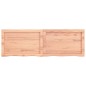 vidaXL Encimera baño madera maciza tratada marrón claro 120x40x(2-4)cm vidaXL Encimera baño madera maciza tratada marrón claro 120x40x(2-4)cm