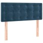 vidaXL Cama box spring con colchón terciopelo azul oscuro 80x200 cm vidaXL Cama box spring con colchón terciopelo azul oscuro 80x200 cm