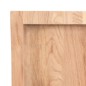 vidaXL Encimera baño madera maciza tratada marrón claro 120x40x(2-4)cm vidaXL Encimera baño madera maciza tratada marrón claro 120x40x(2-4)cm