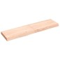 vidaXL Encimera de baño madera maciza sin tratar 120x30x(2-6) cm vidaXL Encimera de baño madera maciza sin tratar 120x30x(2-6) cm