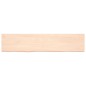 vidaXL Encimera de baño madera maciza sin tratar 180x40x(2-6) cm vidaXL Encimera de baño madera maciza sin tratar 180x40x(2-6) cm