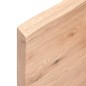 vidaXL Encimera baño madera maciza tratada marrón claro 140x30x(2-4)cm vidaXL Encimera baño madera maciza tratada marrón claro 140x30x(2-4)cm