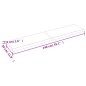 vidaXL Encimera baño madera maciza tratada marrón claro 140x30x(2-4)cm vidaXL Encimera baño madera maciza tratada marrón claro 140x30x(2-4)cm