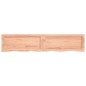vidaXL Encimera baño madera maciza tratada marrón claro 140x30x(2-4)cm vidaXL Encimera baño madera maciza tratada marrón claro 140x30x(2-4)cm