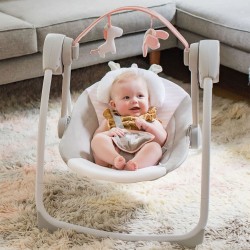 Ingenuity Hamaca columpio para bebés Comfort 2 Go Flora the Unicorn