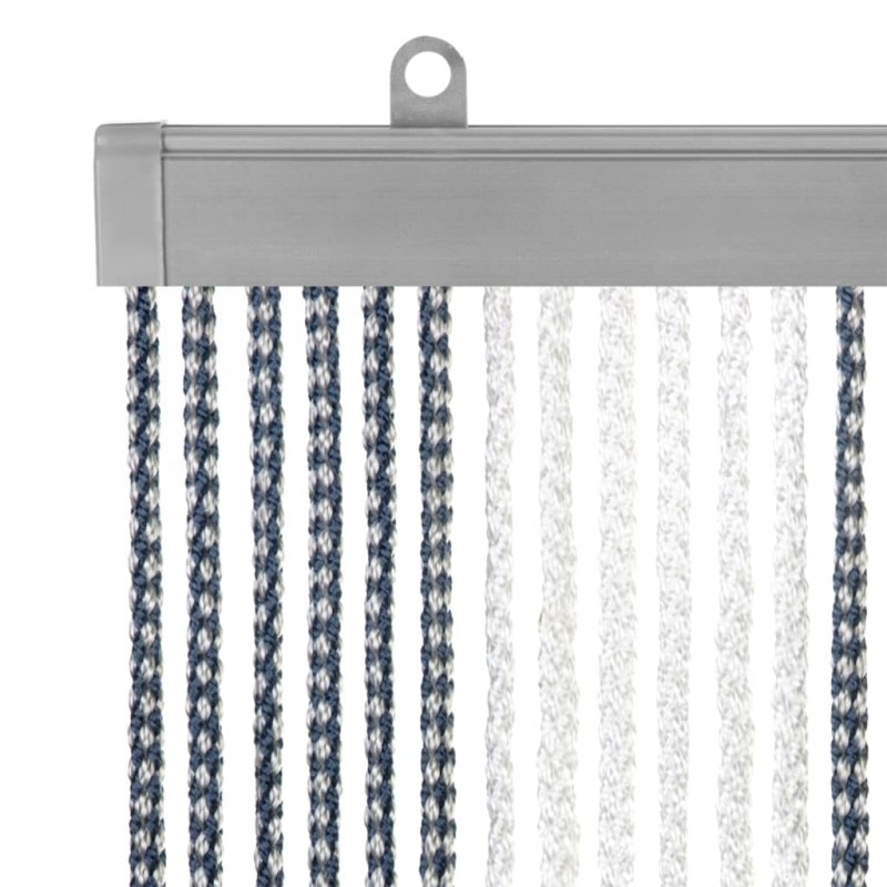 Travellife Cortina antimoscas para puerta Korda azul y blanco 190x60cm Travellife Cortina antimoscas para puerta Korda azul y blanco 190x60cm