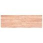 vidaXL Encimera baño madera maciza tratada marrón claro 160x50x(2-6)cm vidaXL Encimera baño madera maciza tratada marrón claro 160x50x(2-6)cm