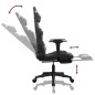 vidaXL Silla gaming con reposapiés cuero sintético negro camuflaje vidaXL Silla gaming con reposapiés cuero sintético negro camuflaje