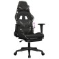 vidaXL Silla gaming con reposapiés cuero sintético negro camuflaje vidaXL Silla gaming con reposapiés cuero sintético negro camuflaje