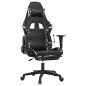 vidaXL Silla gaming con reposapiés cuero sintético negro camuflaje vidaXL Silla gaming con reposapiés cuero sintético negro camuflaje