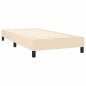 vidaXL Cama box spring con colchón tela color crema 80x200 cm vidaXL Cama box spring con colchón tela color crema 80x200 cm