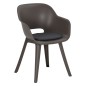 Madison Cojín de asiento Panama 2 unidades gris 39x36 cm Madison Cojín de asiento Panama 2 unidades gris 39x36 cm