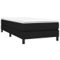 vidaXL Cama box spring con colchón tela negro 100x200 cm vidaXL Cama box spring con colchón tela negro 100x200 cm