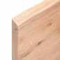 vidaXL Encimera baño madera maciza tratada marrón claro 140x60x(2-4)cm vidaXL Encimera baño madera maciza tratada marrón claro 140x60x(2-4)cm