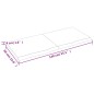 vidaXL Encimera baño madera maciza tratada marrón claro 140x60x(2-4)cm vidaXL Encimera baño madera maciza tratada marrón claro 140x60x(2-4)cm